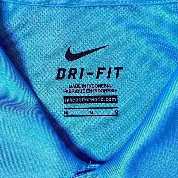Nike Dri-FIT Performance Polo Shirt – Blue/White – Size M - Picture 2 of 6